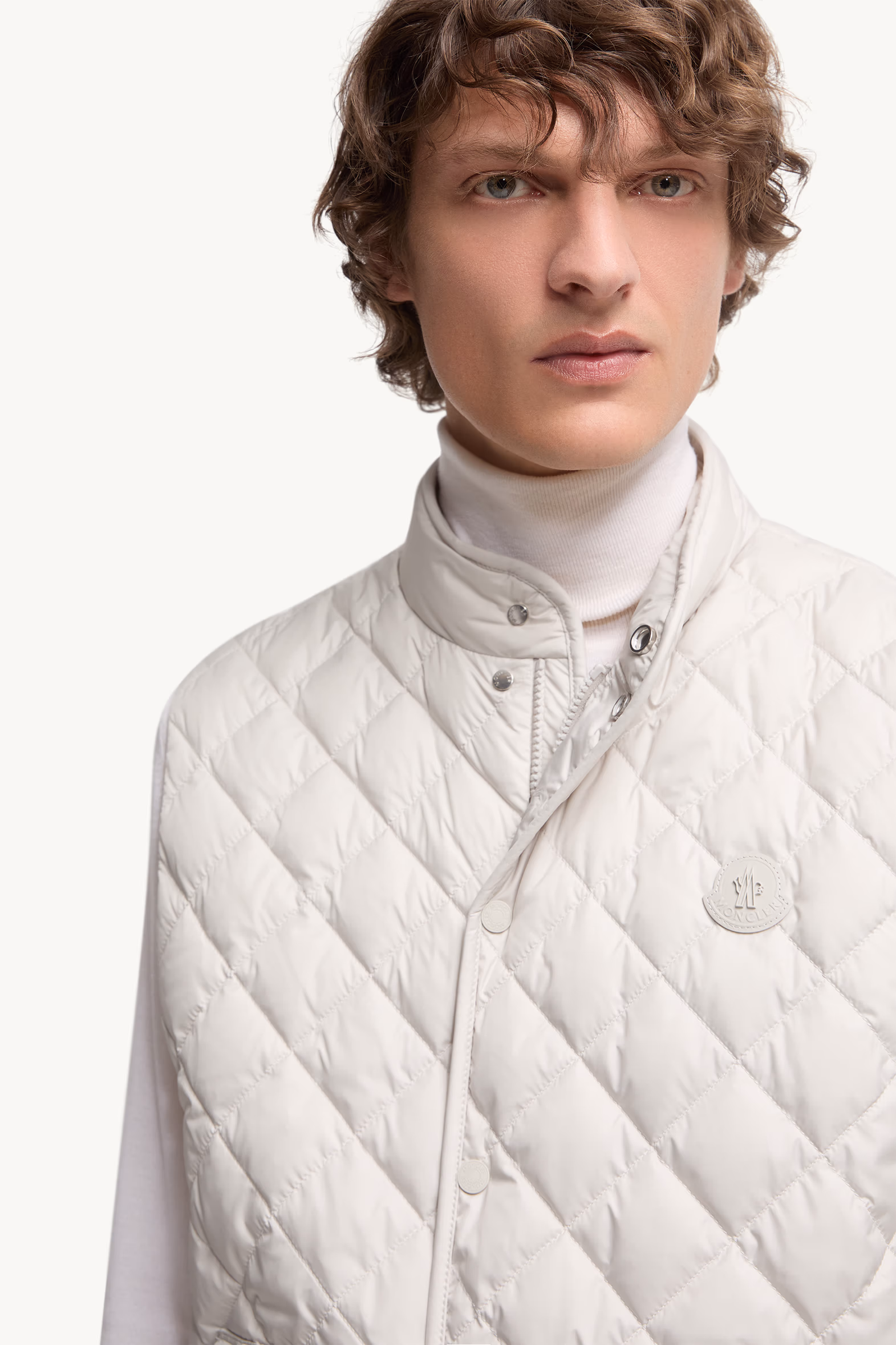 Doudoune sans manches Lycope Hommes Gris Glacier Moncler 7